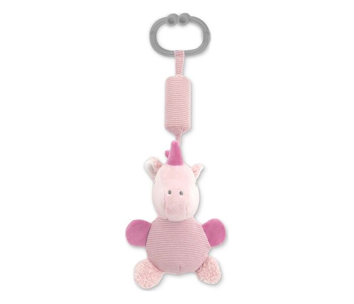 Lorelli Plišana igračka za bebe za kolica Unicorn, 32cm, Roze