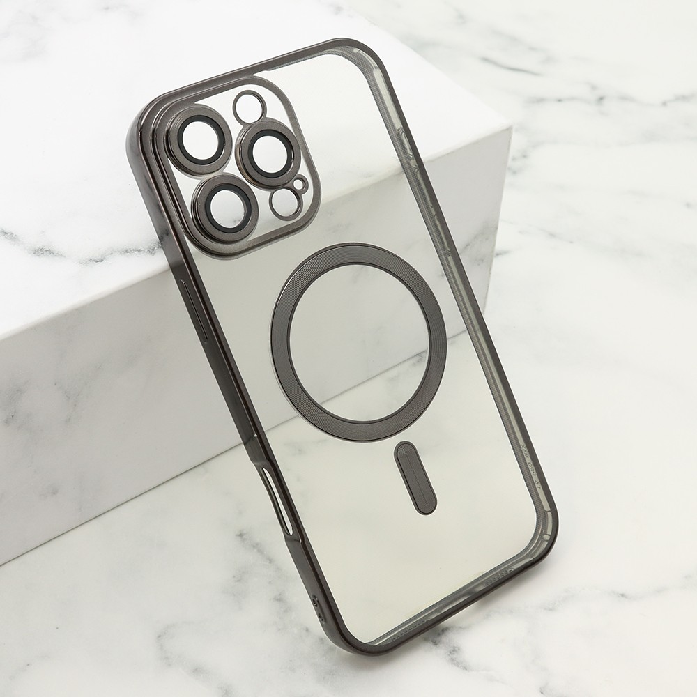 Maska za mobilni telefon iPhone 16 Pro Max CAMERA PROTECT, Magsafe, Crna