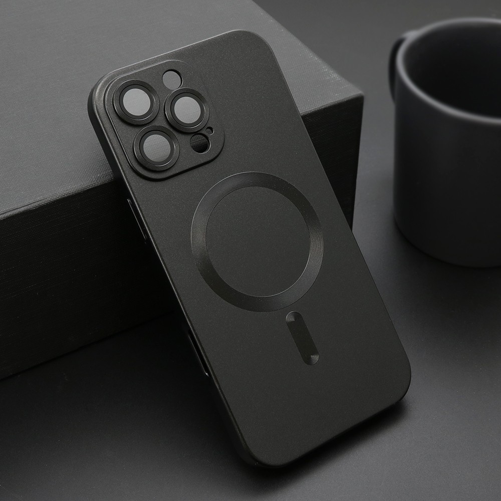 Maska za mobilni telefon iPhone 16 Pro Max ELEGANT, Magsafe, Crna