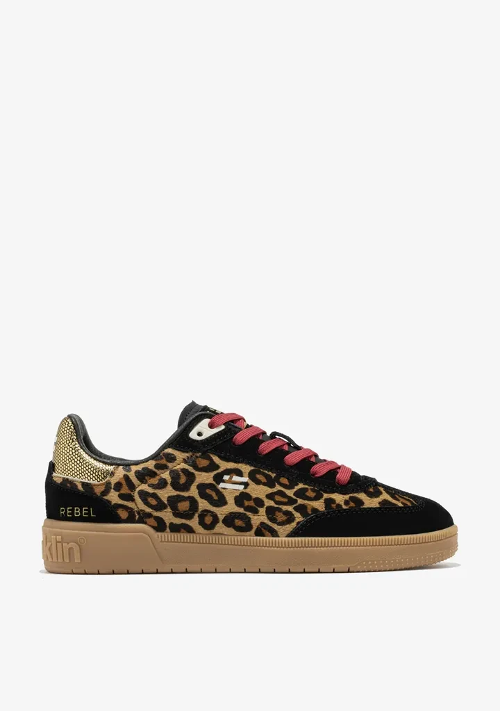 D.Franklin Ženske patike Rebel Leopard DFSH387009, Crne