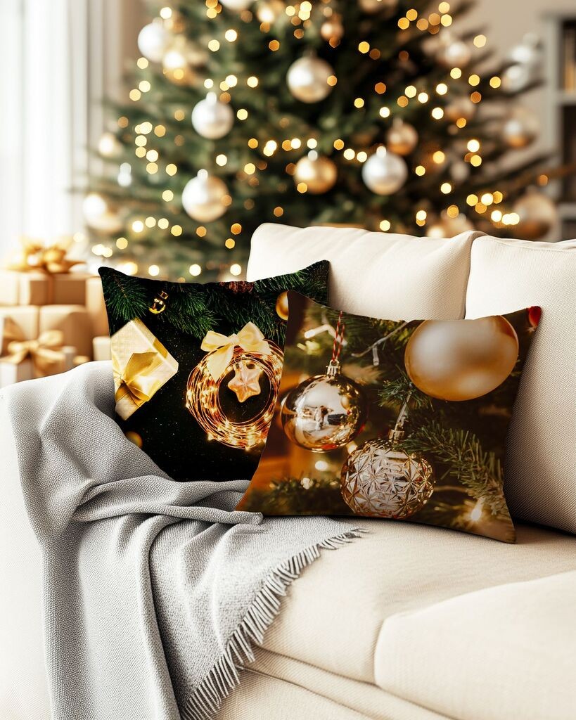 Aberto Design Set ukrasnih jastučnica PLW-NWYR26 - 10, 43x43 cm, 2 komada