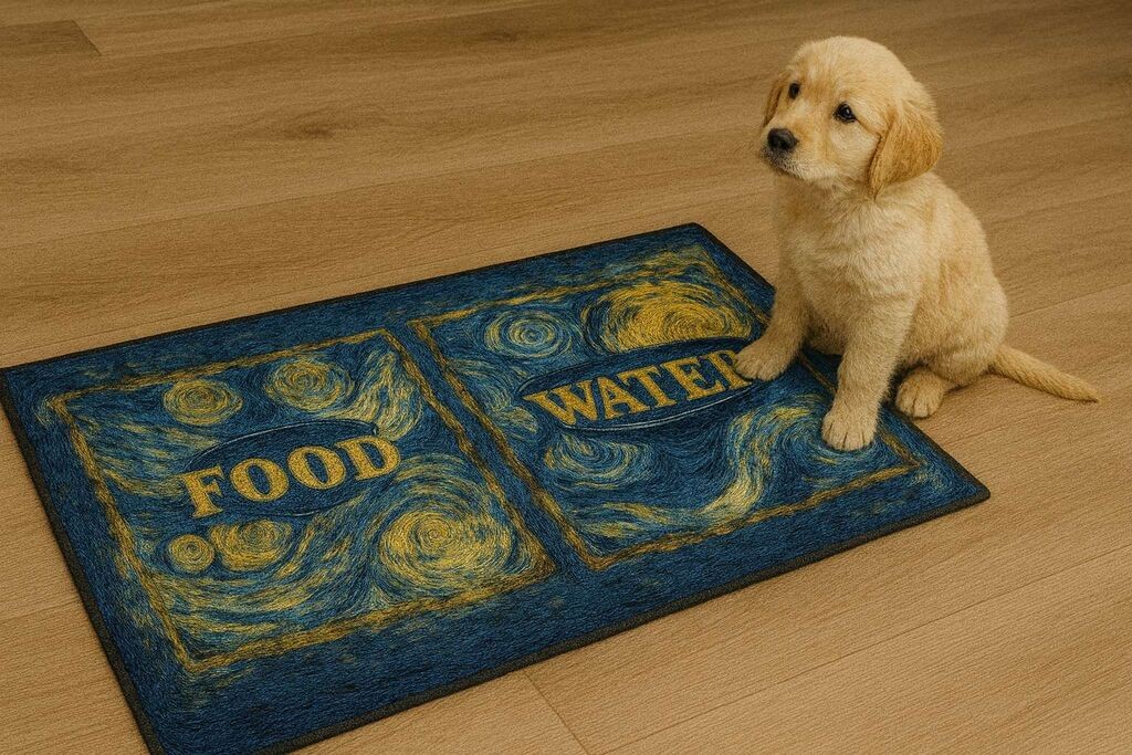 Paws & Whiskers Podloga za hranilice Paspet 11, 40x70 cm, Šarena