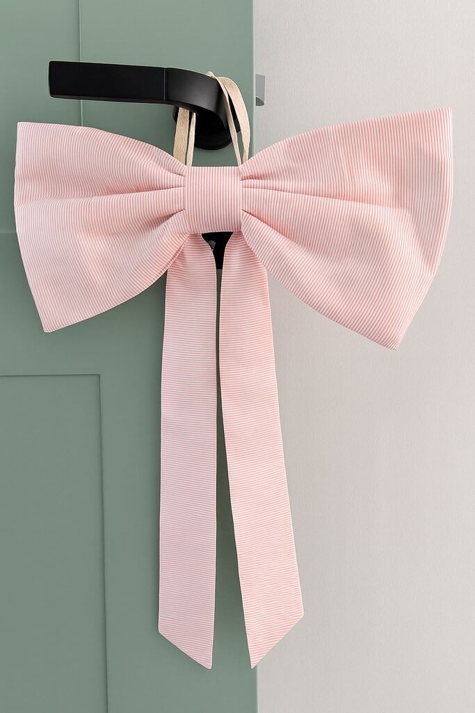 Aberto Design Ukrasna mašna za vrata, Bela