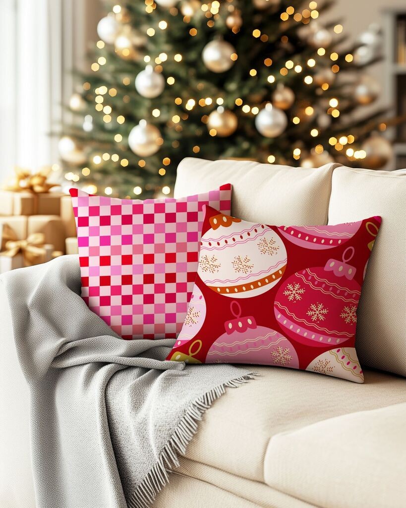 Aberto Design Set ukrasnih jastučnica PLW-NWYR26 - 8, 43x43 cm, 2 komada