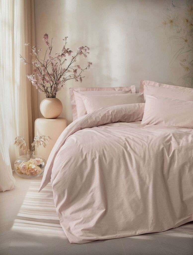 L'essentiel Maison Ranfors set presvlaka za jedan jorgan Plain, Puder