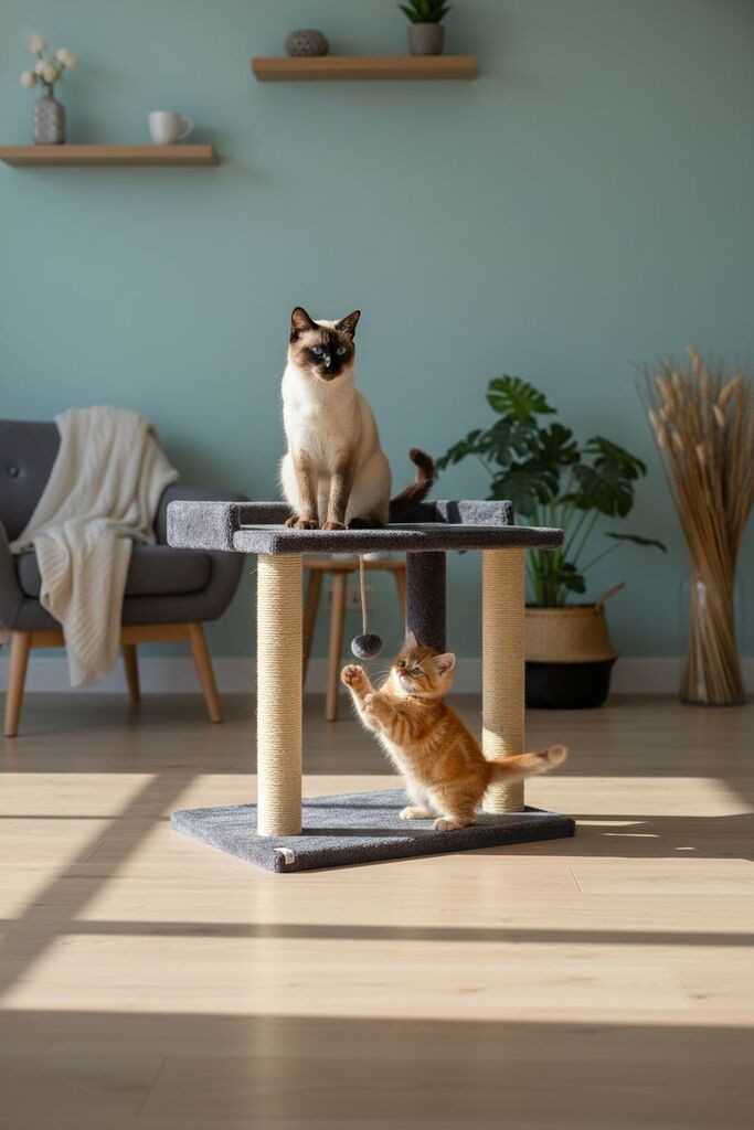 Paws & Whiskers Grebalica za mačke Liya, Antracit