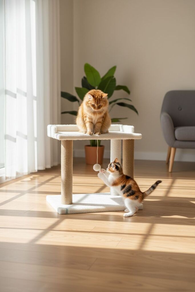 Paws & Whiskers Grebalica za mačke Liya, Bela