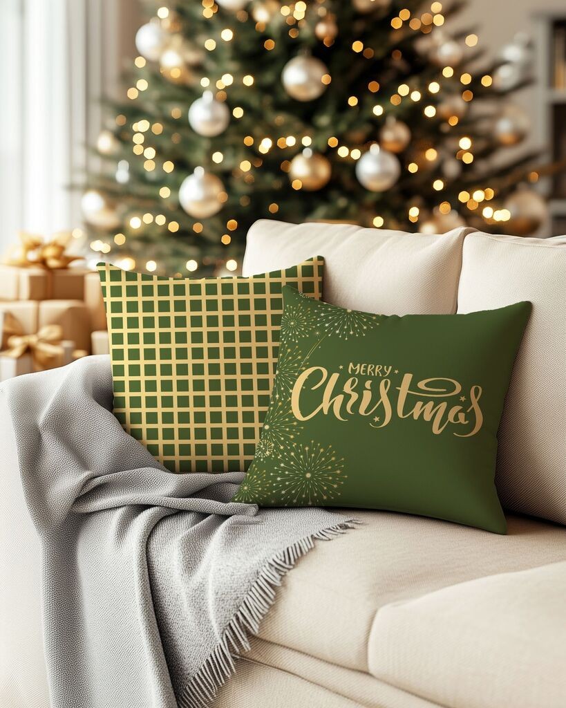 Aberto Design Set ukrasnih jastučnica PLW-NWYR26 - 7, 43x43 cm, 2 komada