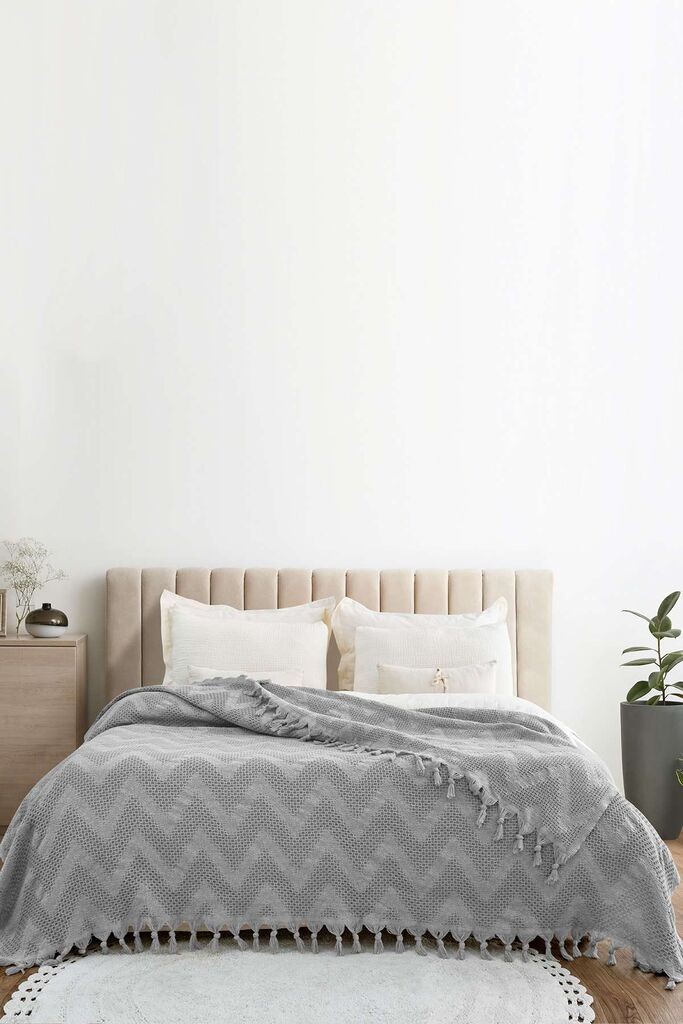 L'essentiel Maison Dupli pike Naomi, 200x230 cm, Svetlosivi