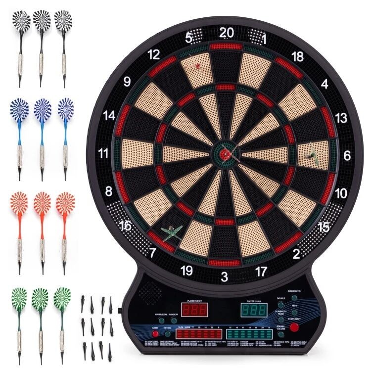 Multigarden Elektronski pikado sa LCD ekranom, 27 igara, 42cm