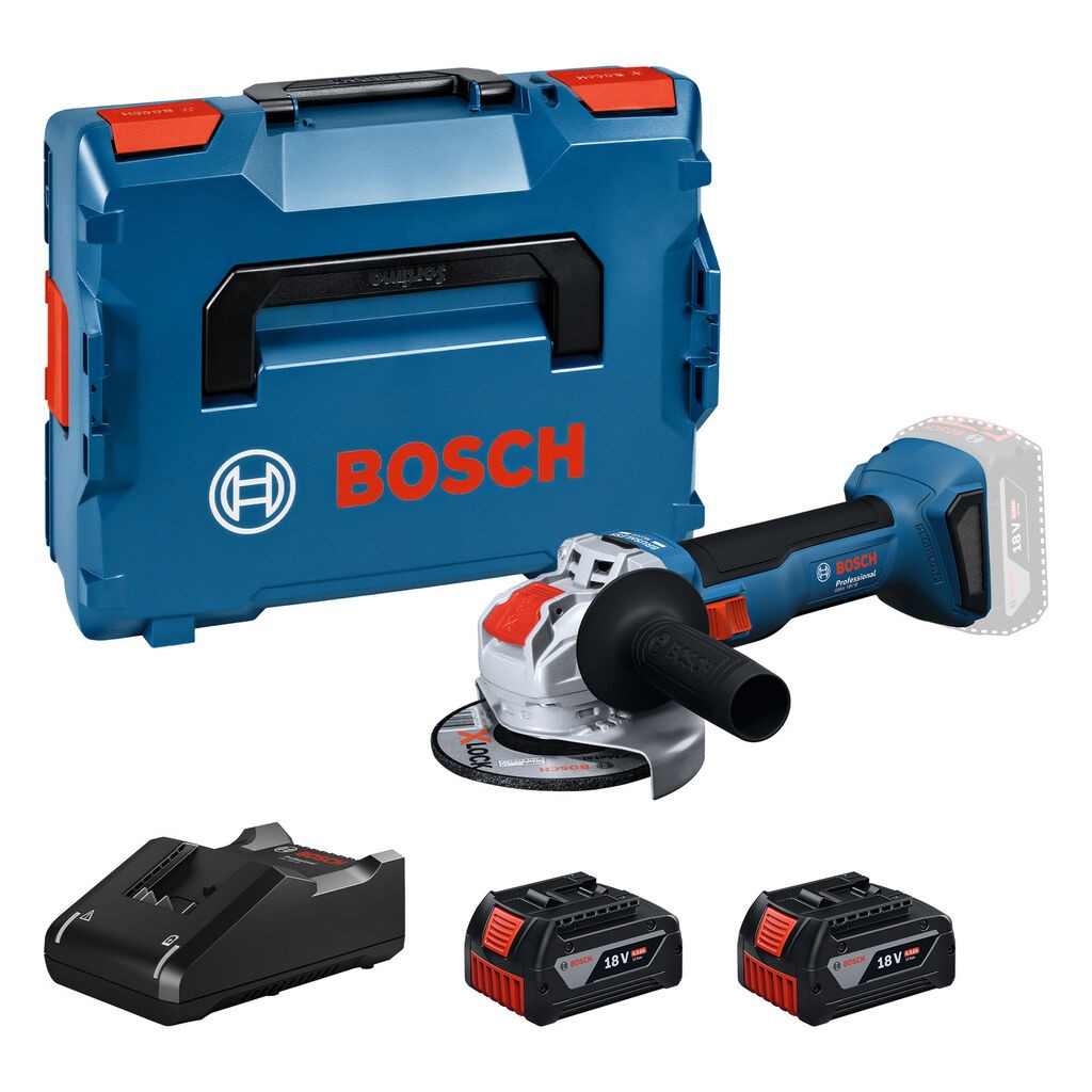 Bosch Aku ugaona brusilica GWX 18V-8, 2x 4.0Ah, L-Boxx 06019N9102
