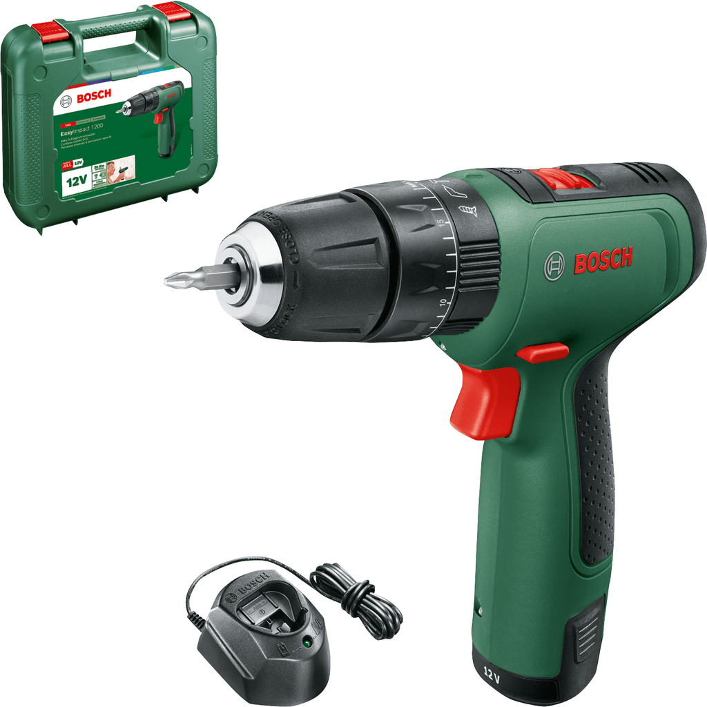 Bosch Aku bušilica odvrtač Easy Impact 1200, 1x 1.5Ah, 06039D3104