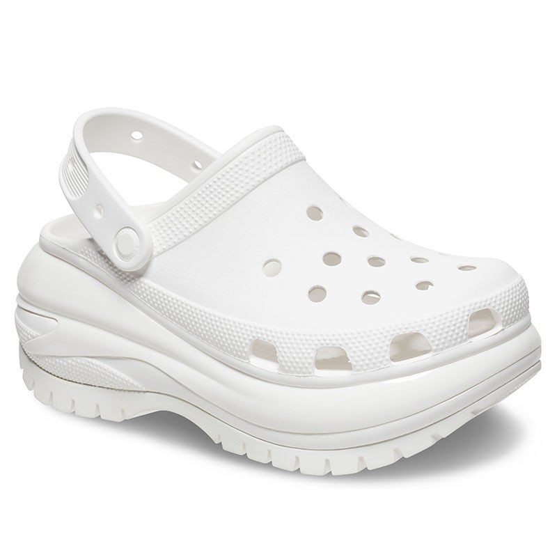 Crocs Ženske papuče Mega Crush, Bele