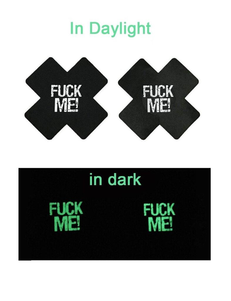 Adam i Eva Ženske sexy nalepnice za bradavice NC095-2, Crne