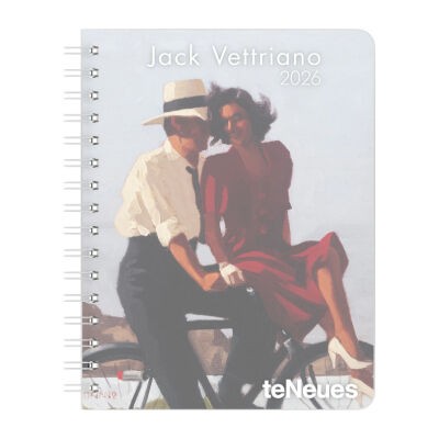 Neumann Verlage Datumirana agenda 2026 Jack Vettriano, Deluxe, Wiro, 17x22 cm