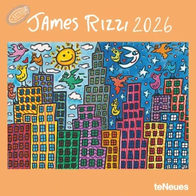 Neumann Verlage Zidni kalendar 2026 James Rizzi, 30x30 cm