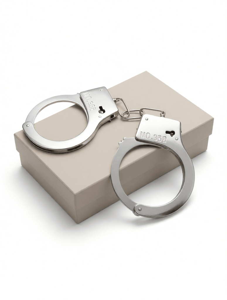 Adam i Eva Metalne lisice sa sigurnosnim mehanizmom i ključem