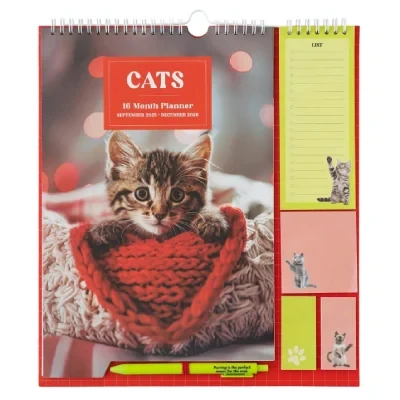 Grupo Erik Editores S. L. Zidni planer 2025/2026, Cats