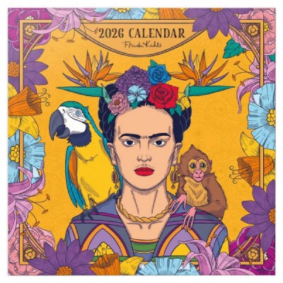 Grupo Erik Editores S. L. Zidni kalendar Frida Kahlo, 2026, 30x30 cm