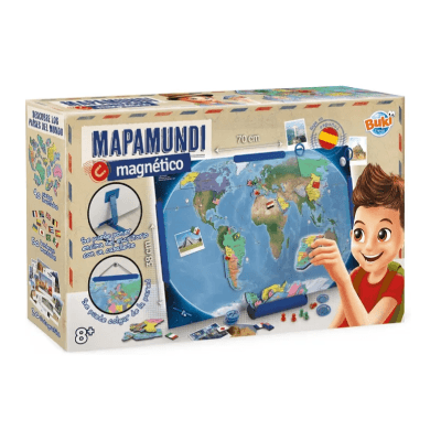 Bajkolino Edukativni set Buki, Magnetna mapa sveta