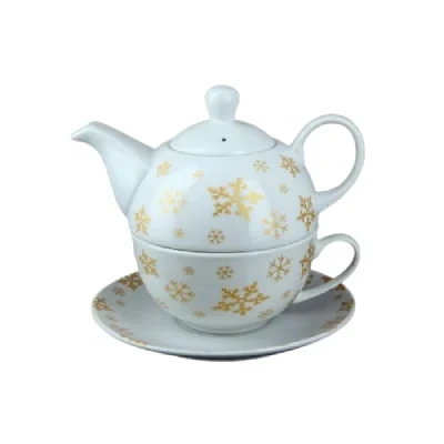 Gilde Handwerk Novogodišnji čajnik Tea 4 One, White Crystals