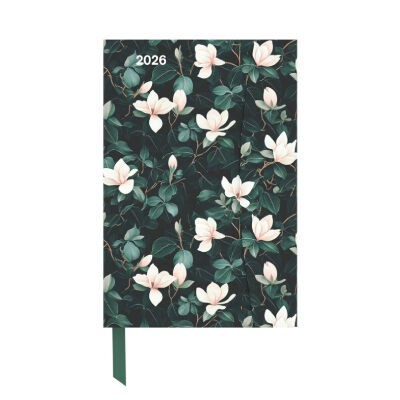 Neumann Verlage Datumirana agenda 2026 Dark Flowers, Magneto, 10x15 cm