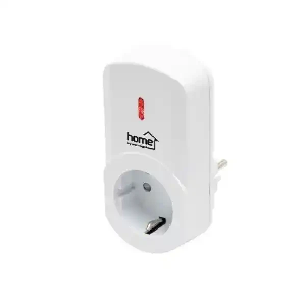 HOME Šuko utičnica sa daljinskim upravljačem, 1000 W, Bela