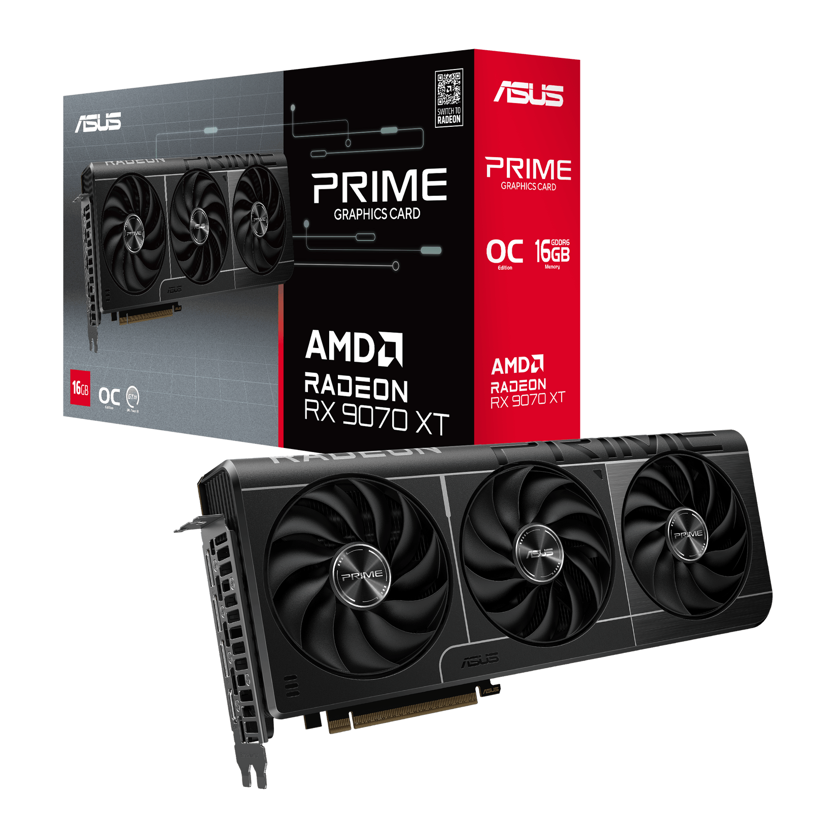 Graficka kartica ASUS AMD Radeon RX 9070 XT Prime OC 16GB GDDR6 PRIME-RX9070XT-O16G