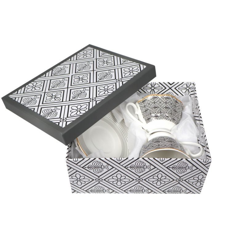 SIGMA Set šolja 2/1 ЈH-COF2-CHECK, šareni