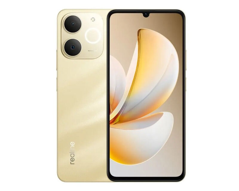Realme Mobilni telefon RMX5313 Note 70T 4/256GB, Beach Gold