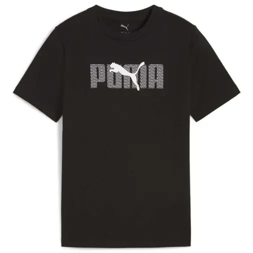 Puma Majica za dečake ESS Logo Lab Tee B, Crna