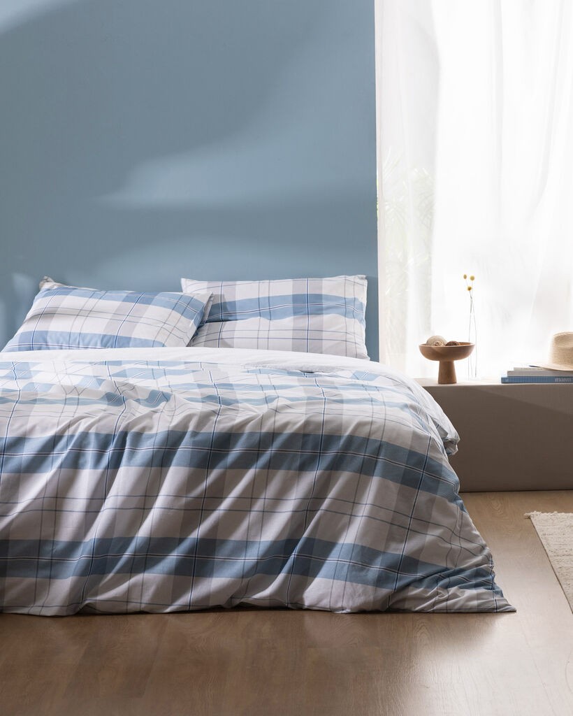 Madame Coco Set posteljine Musette, Ranforce, 200x220cm, Plavi