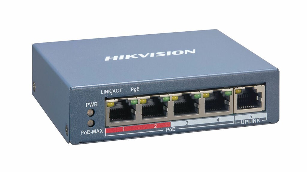 Hikvision Mrežni switch DS-3E1105P-EI, Sivi