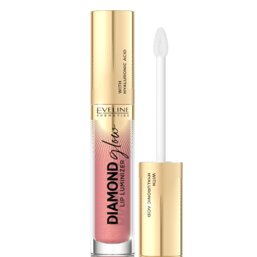 Eveline Sjaj za usne Diamond glow lip luminizer 04 Raspberry Sorbet