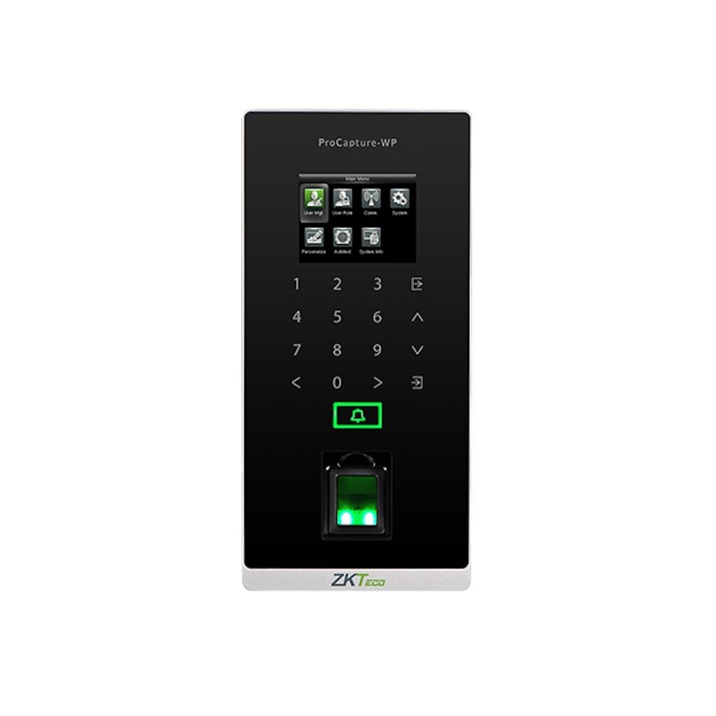 ZKTeco Terminal za kontrolu pristupa ProCapture-WP, Crni