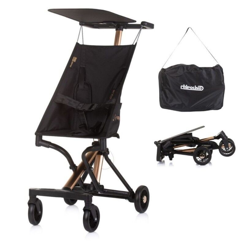 Chipolino Kišobran kolica za decu Unique basil, Crna