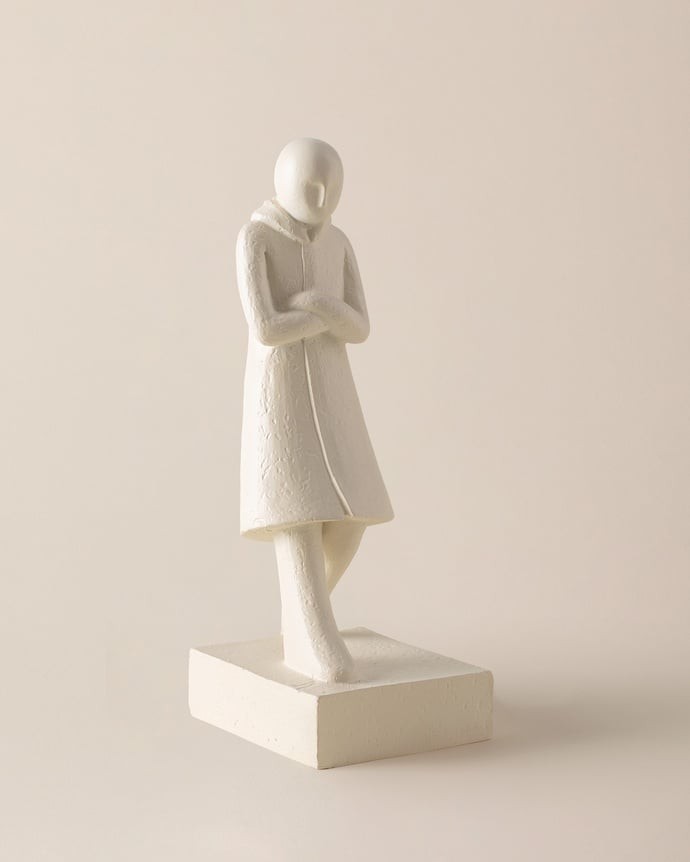 Madame Coco Dekorativni držač za knjige Gabriel, Beli