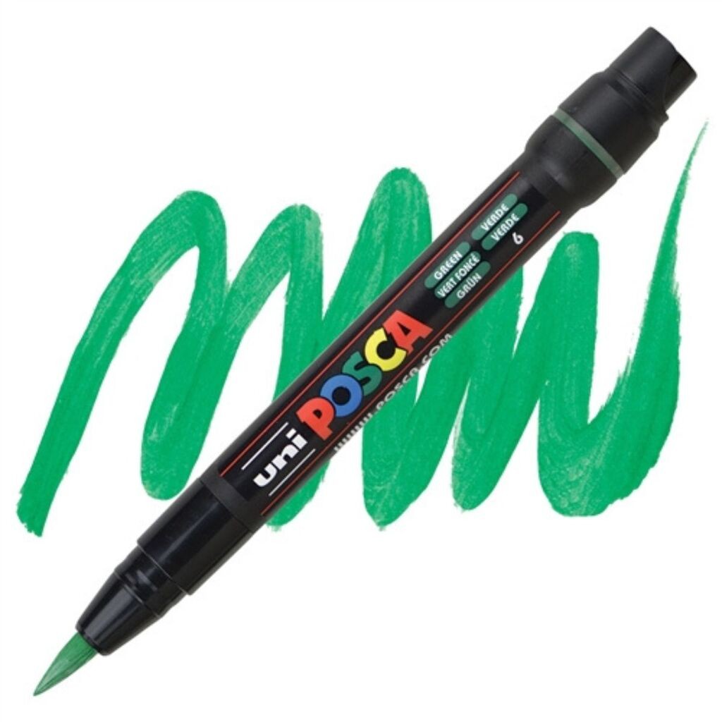 Posca Marker Uni PCF-350, 6, Zeleni