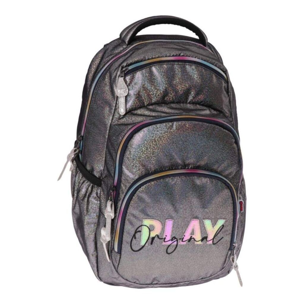 Play Školski ranac Cosmo Original, 46 x 31 x 28 cm, Sivi