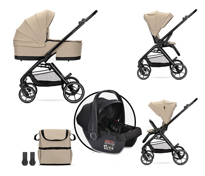 Lorelli Kolica za bebe Venice 3u1, 22kg, Bež