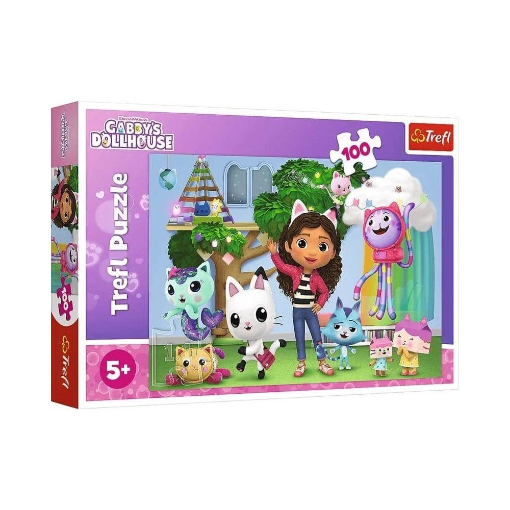 Trefl Slagalica Gabby's Dollhouse, 100 delova