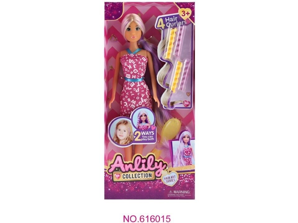 Lutka Anlily sa dodacima za kosu