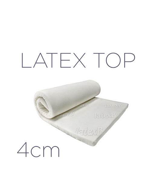 Latex Naddušek Latex Top 140x200x4 cm, Beli