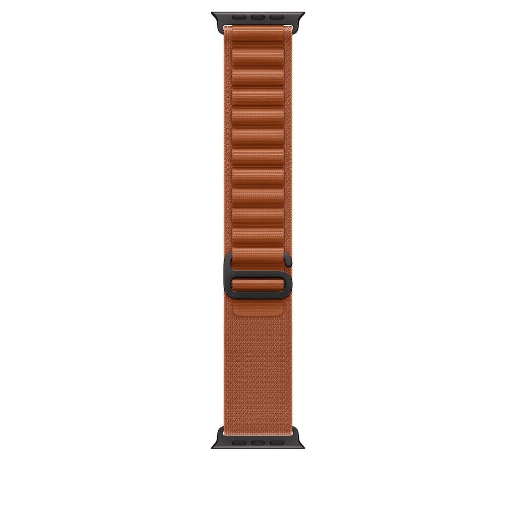 Apple Narukvica za sat Alpine Loop, 49 mm, Terracotta, Large, Natural Titanium Finish