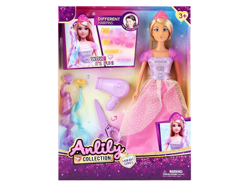 Lutka Anlily sa dodacima za kosu