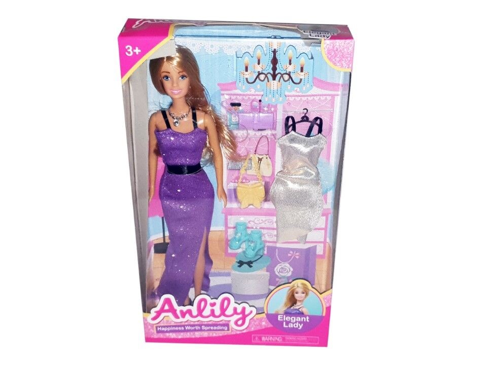 Lutka Anlily u svečanoj haljini