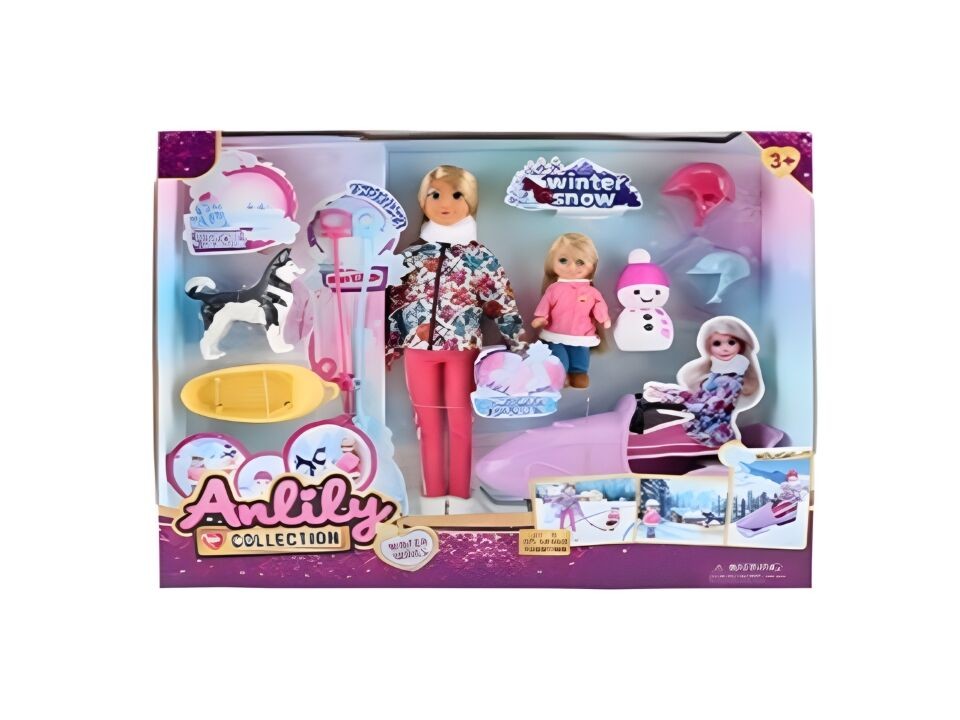 Lutka Anlily sa opremom za sneg