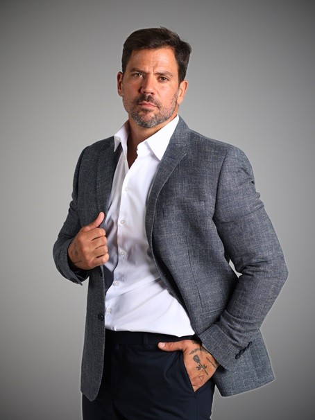 MojKrojač Muški sako Premijum Ta 126, Sivi