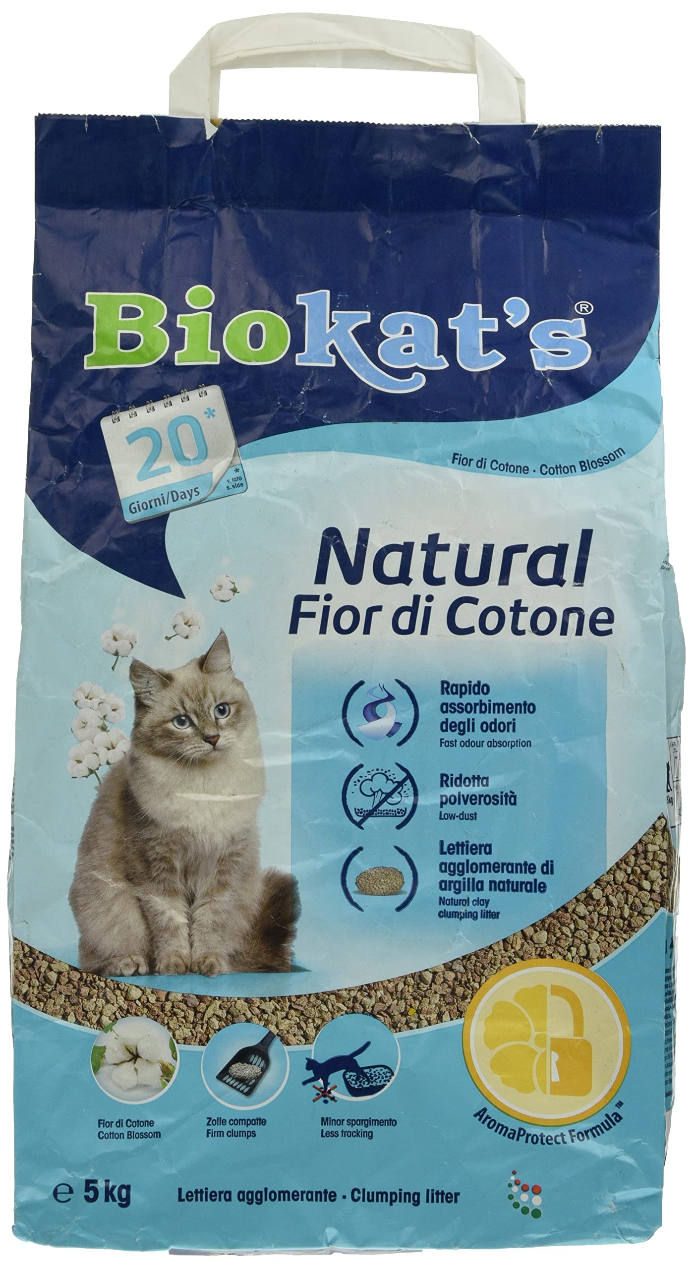 Gimborn prskalica za mačke Biokat'S Natural Cotton Blossom, 5 kg