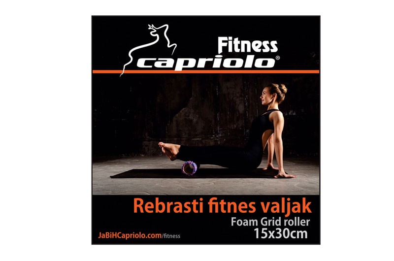 CAPRIOLO Roler za jogu ljubičasti